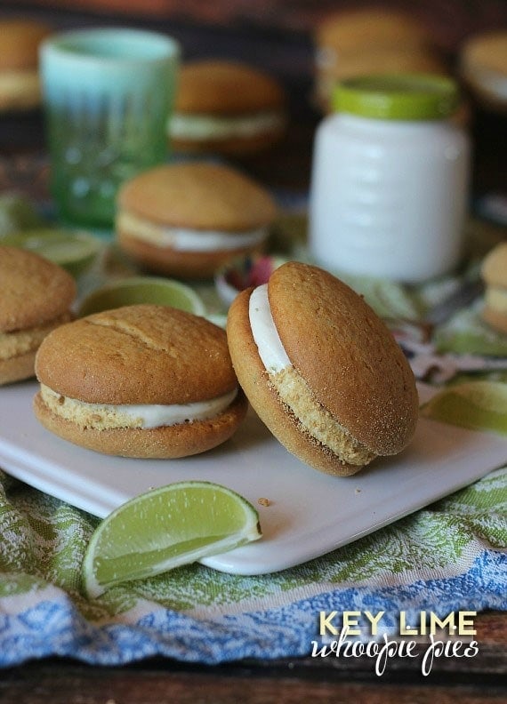 Key Lime Whoopie Pies | Cookies and Cups