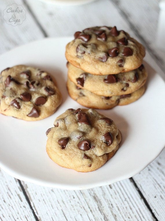 Soft Malted Chocolate Chip Cookies