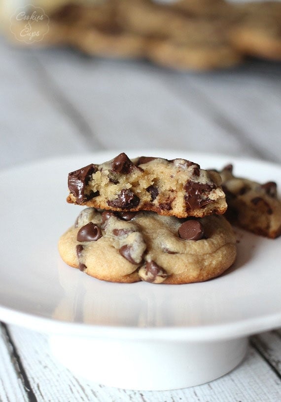 Soft Malted Chocolate Chip Cookies