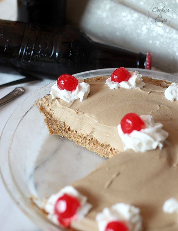 Root Beer Pie Float | Cookies and Cups