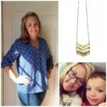 Collage of author with stitch fix items