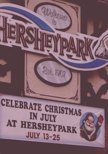Hershey Park sign