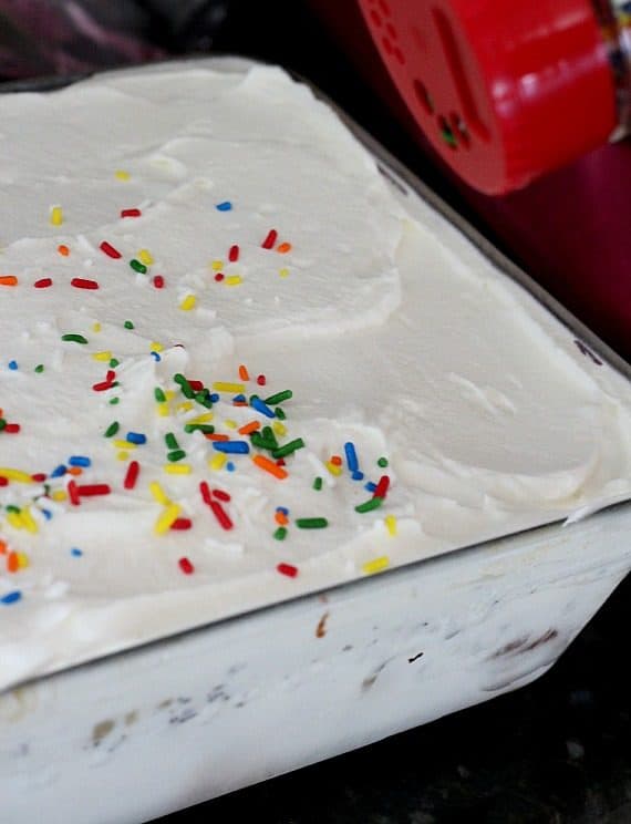 Brownie Bottom Ice Cream Cake Cookies and Cups