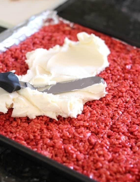 Red Velvet Krispie Treats