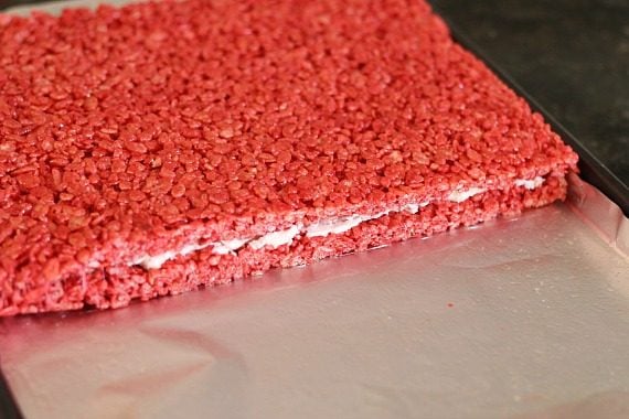 Red Velvet Krispie Treats