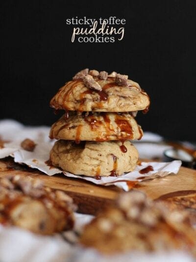 sticky toffee pudding cookies