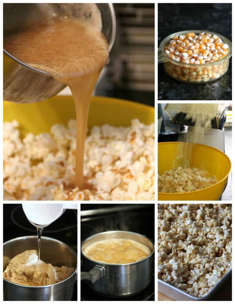 Homemade Salted Caramel Popcorn Recipe ~ Barley & Sage