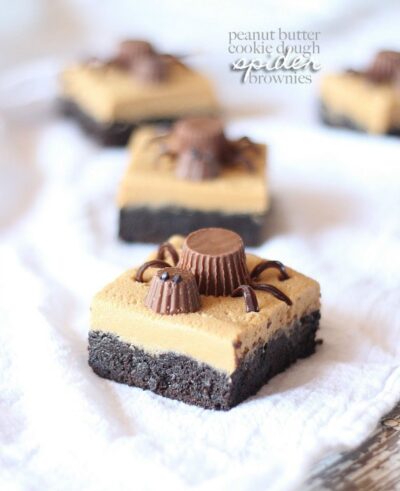 peanut butter cookie dough brownies