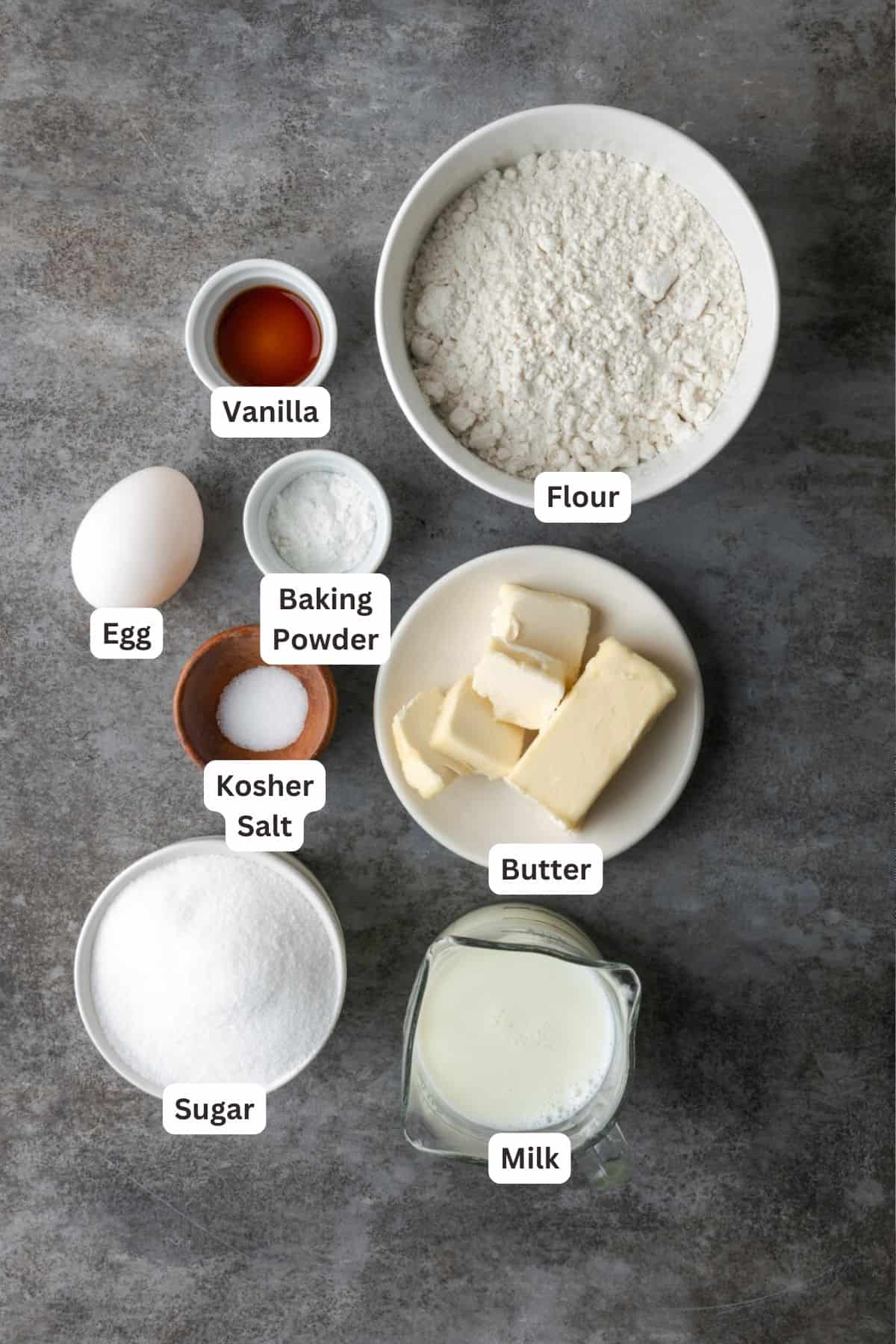 Ingredients for Boston Cream Pie Cheesecake.