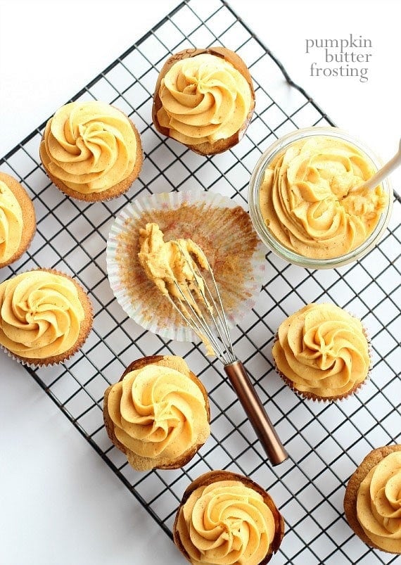 Pumpkin Butter Frosting | www.cookiesandcups.com