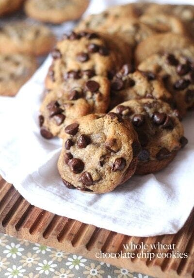 whole wheat chocolate chip cookies