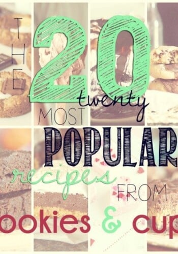 Most Popular Recipes of 2013 on cookiesandcups.com