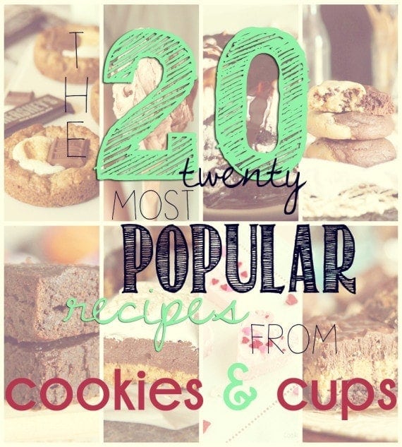 Most Popular Recipes of 2013 on cookiesandcups.com