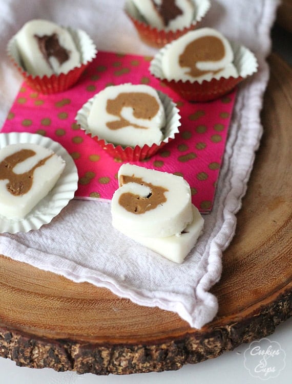 Buttercream Pinwheel Candy | www.cookiesandcups.com