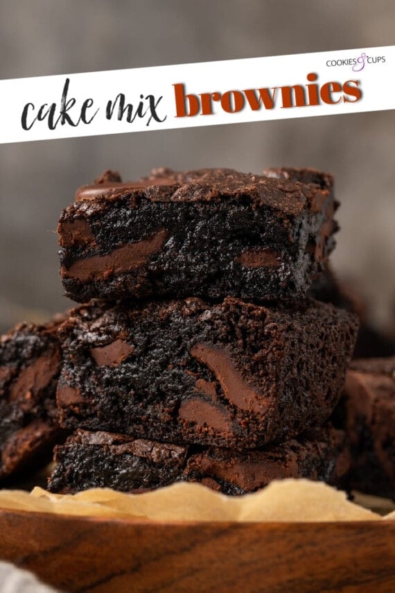 Cake Mix Brownies Pin