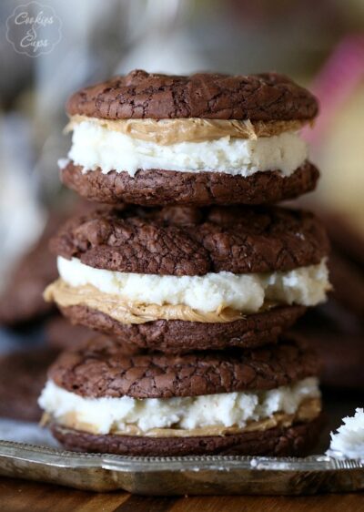 brownie cookie sandwiches