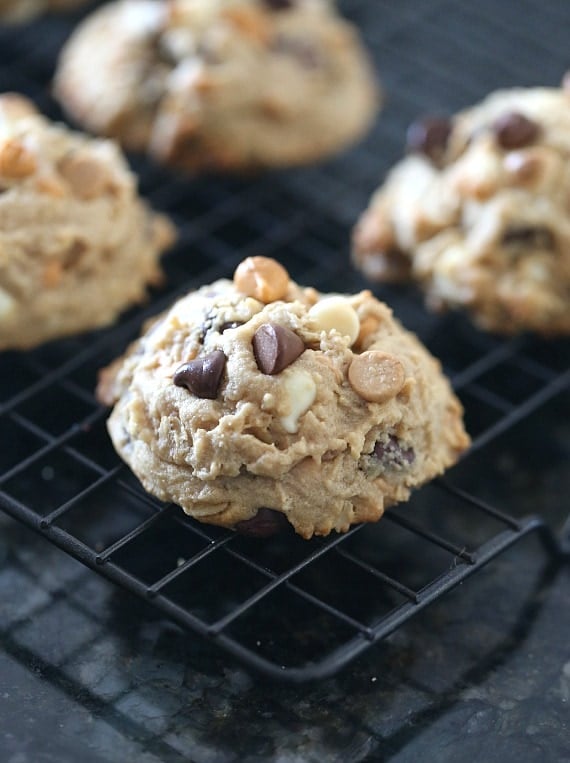 5 Chip Cookies ~ These have five different types of chips packed into one peanut butter cookie!!