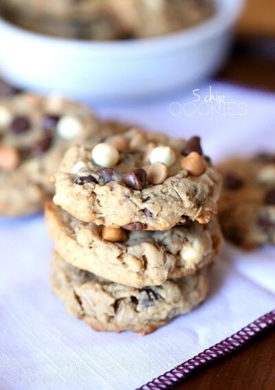 5 chip cookies