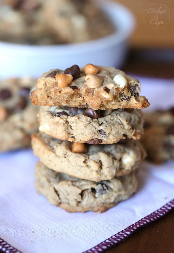 5 Chip Cookies ~ These have five different types of chips packed into one peanut butter cookie!!