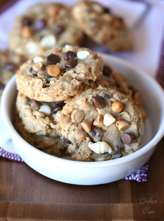 5 Chip Cookies ~ These have five different types of chips packed into one peanut butter cookie!!