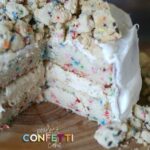 Perfect Homemade Confetti Cake www.cookiesandcups.com