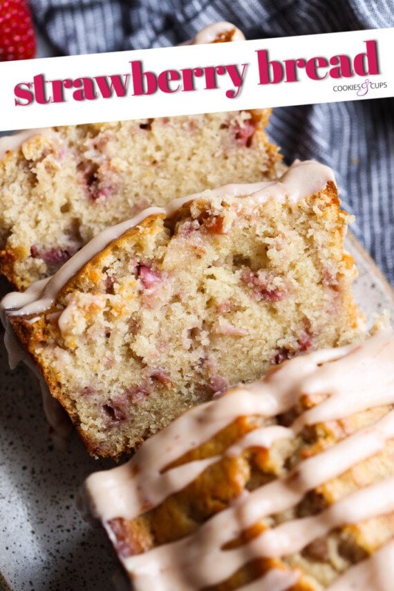 Strawberry Bread Pinterest Image