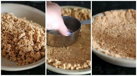 Nutter Butter Pie. A simple and creamy pie that is loaded with Nutter Butter Cookies! You could even use Oreos or Thin MInts instead!