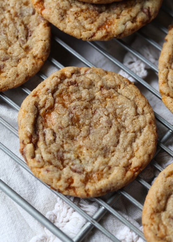 Buttery, chewy Butterfinger Cookies recipe