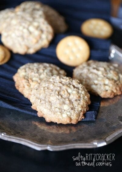 salty ritz cracker oatmeal cookies