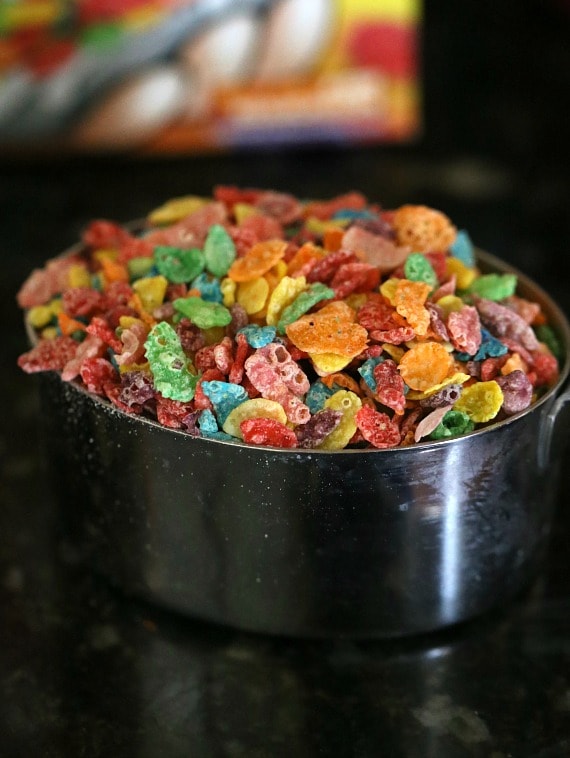 Fruity Pebble Marshmallow Cookies ~ So gooey and sweet!