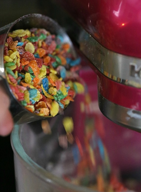 Fruity Pebble Marshmallow Cookies ~ So gooey and sweet!