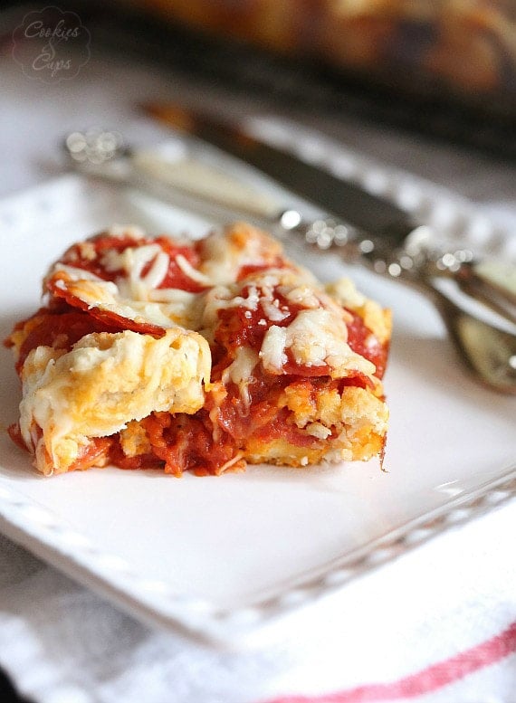 Easy Pizza Casserole...just a few pantry ingredients and you're set!