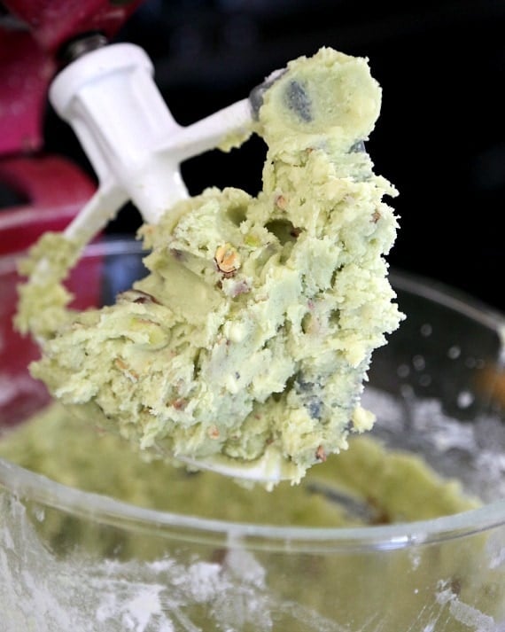 Pistachio Pudding Cookie DOugh...add in extra pistachios and white chocolate to really send these over the top!