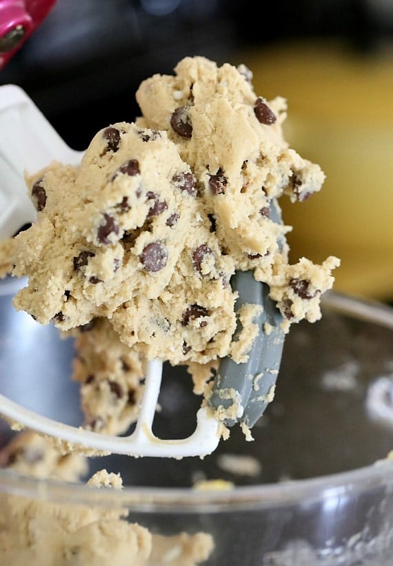 Hard Boiled Egg Chocolate Chip Cookies! - Yep! Use leftover hard boiled eggs in these AMAZING thick chocolate chip cookies!