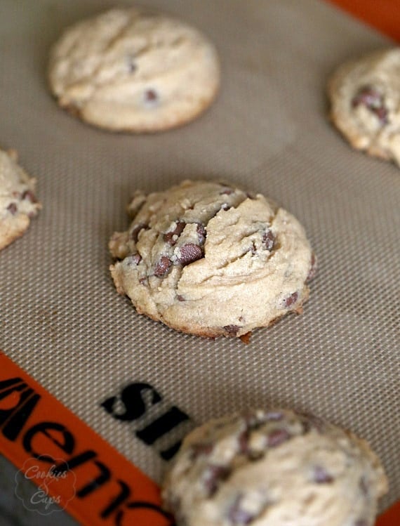 Hard Boiled Egg Chocolate Chip Cookies! - Yep! Use leftover hard boiled eggs in these AMAZING thick chocolate chip cookies!