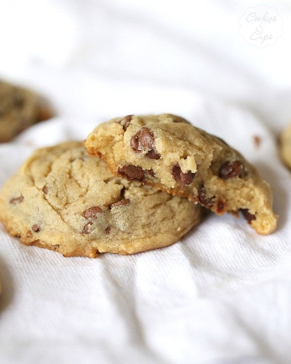 Hard Boiled Egg Chocolate Chip Cookies! - Yep! Use leftover hard boiled eggs in these AMAZING thick chocolate chip cookies!