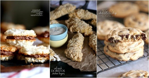 Collage of three recipes baked this week