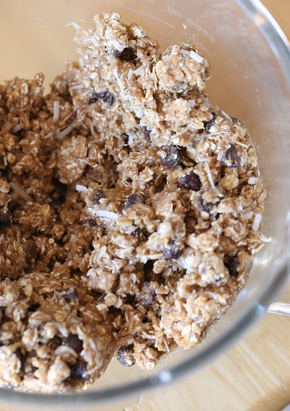 Chocolate Chip Oat Bar Batter