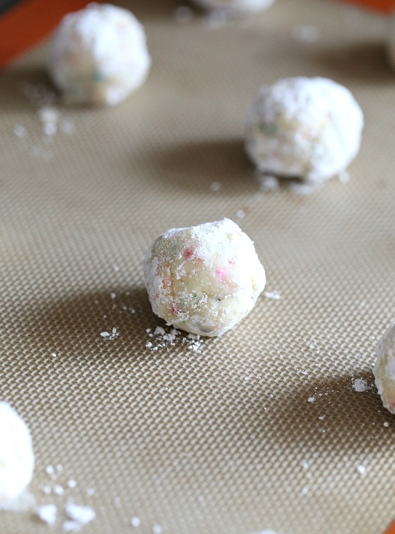 Funfetti Gooey Butter Cookie Ball