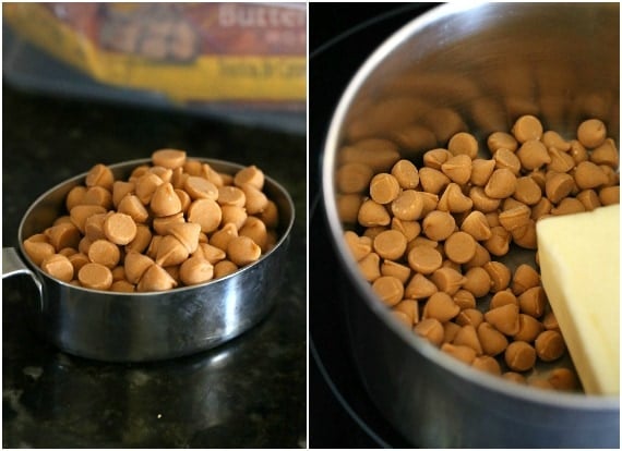 Making Marshmallow Blondies ~ Butterscotch Chips