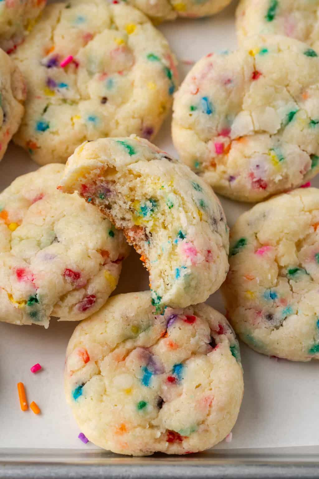 Funfetti Cookies Cookies and Cups