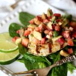 Grilled Lime Chicken with Strawberry Avocado Salsa