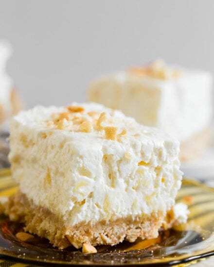 Creamy Potluck Cheesecake Dessert is a no bake cheesecake recipe