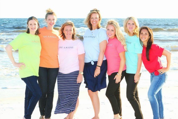 Girls Weekend group at the beach