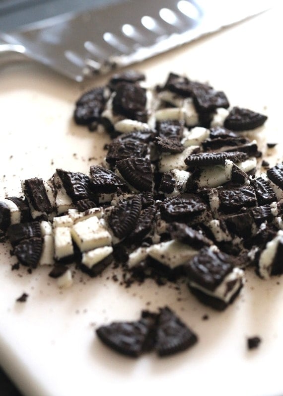 Chopped oreos