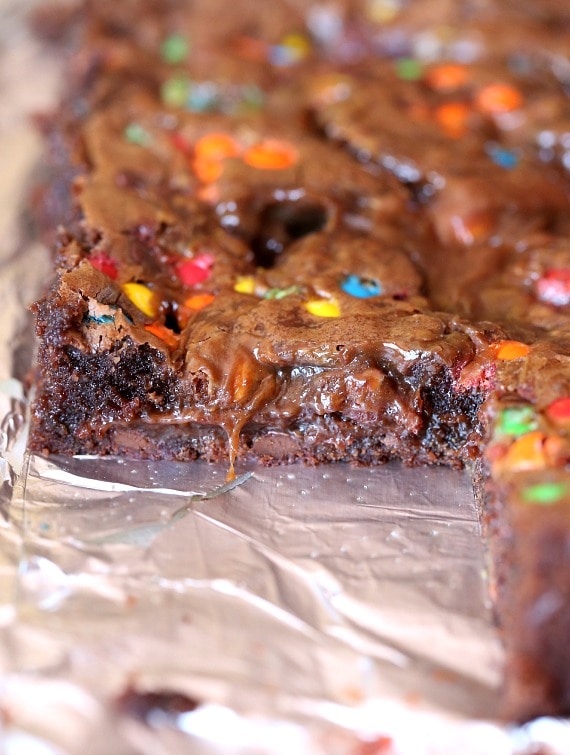 Sliced Ice Cream Sundae Brownies