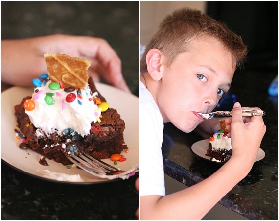 Ice Cream Sundae Brownies