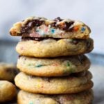 Frosting Filled Chocolate Chip Cookies