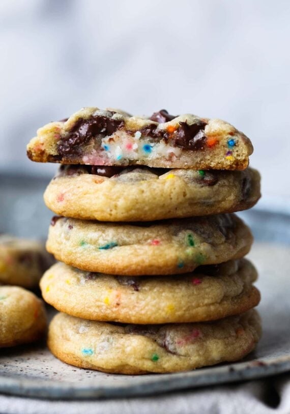 Frosting Filled Chocolate Chip Cookies