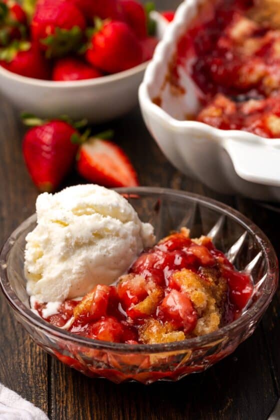 Strawberry Cobbler